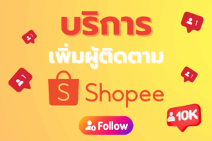 ปั๊มผู้ติดตามร้านค้า shopee