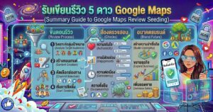 รับเขียนรีวิว 5 ดาว Google Maps