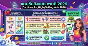 แคปชั่นยิงแอด ขายดี 2026